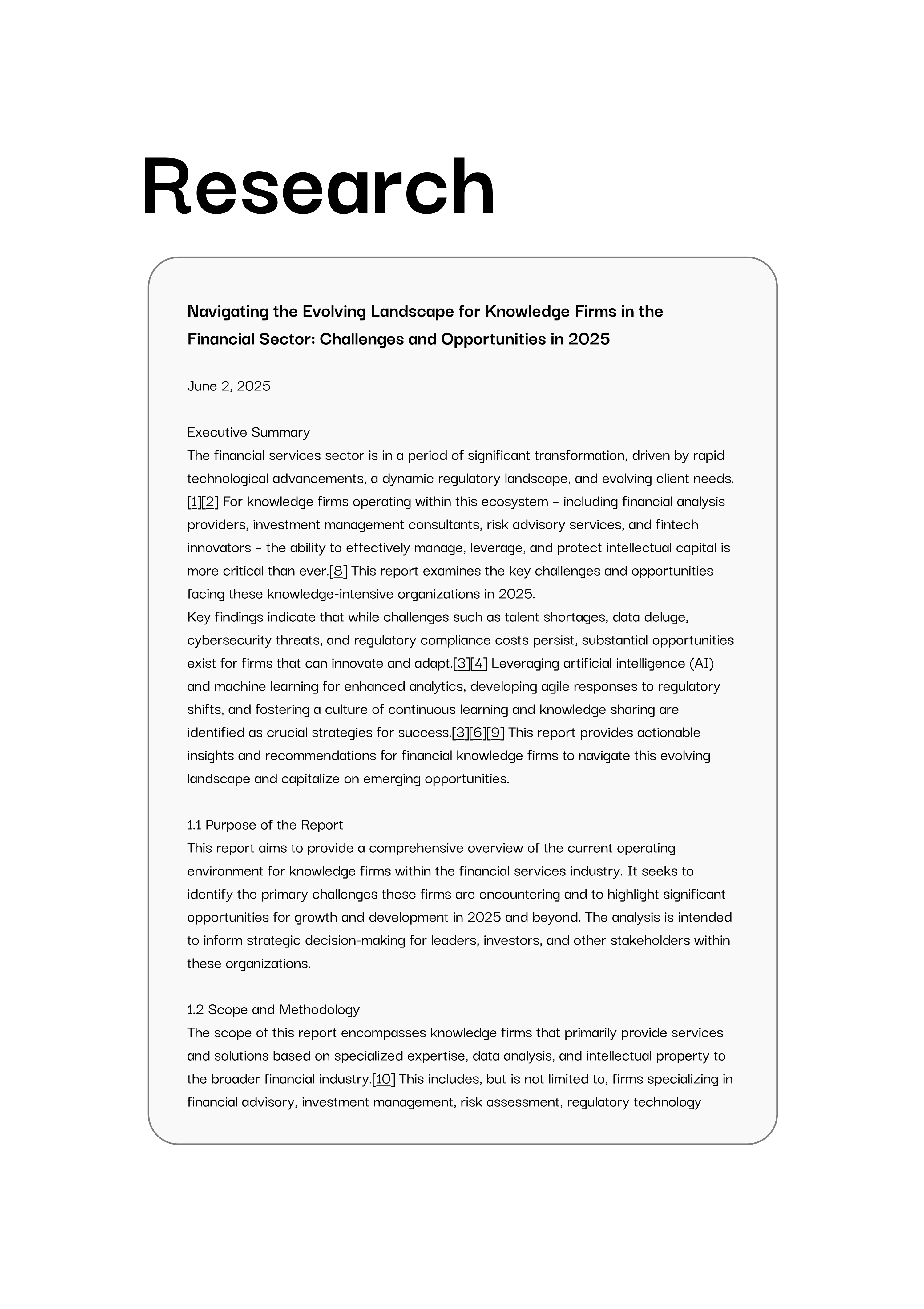 research